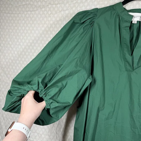 Tuckernuck Pomander Place Green Astrid‎ Puff Sleeve Dress - Image 4