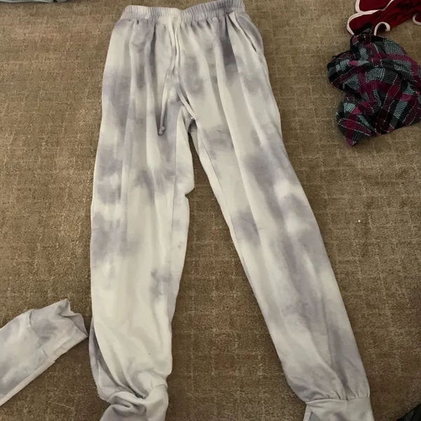 Amazon Blue tye dye pj set - Image 2