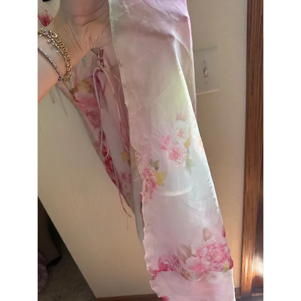 FOR LOVE & LEMONS Lisa Maxi Dress in Pink Size Large - Image 12