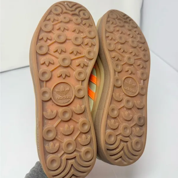Adidas Originals GAZELLE BOLD IH7495 Sneakers Green Orange Women’s 7.5 - Image 7