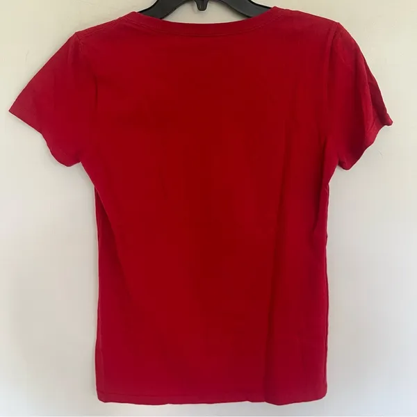 Disney Store Minnie Mouse Sailor Graphic‎ T-Shirt Red Size Medium - Image 6