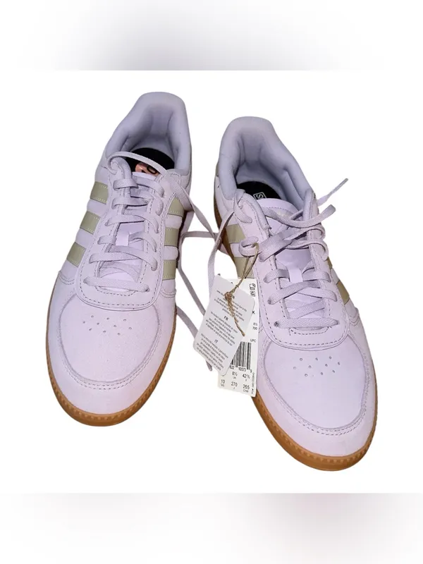 NEW adidas Purple Breaknet Sleek Trainers Low Top SZ-10 - Image 7
