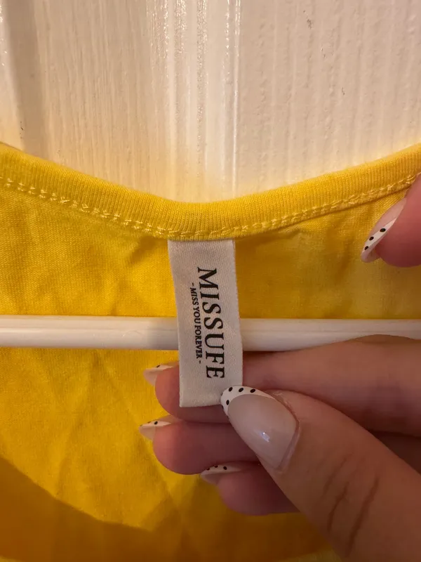 Miss you forever yellow dress - Image 2