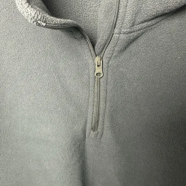 Lands' End Women's Deep Forest‎ Green Fleece Quarter Zip Pull Over Size XL - Image 3