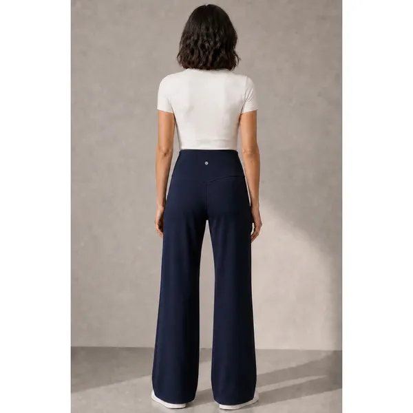 Lululemon Align High-Rise Wide-Leg Pant 31 True Navy Size 0 Nulu - Image 7