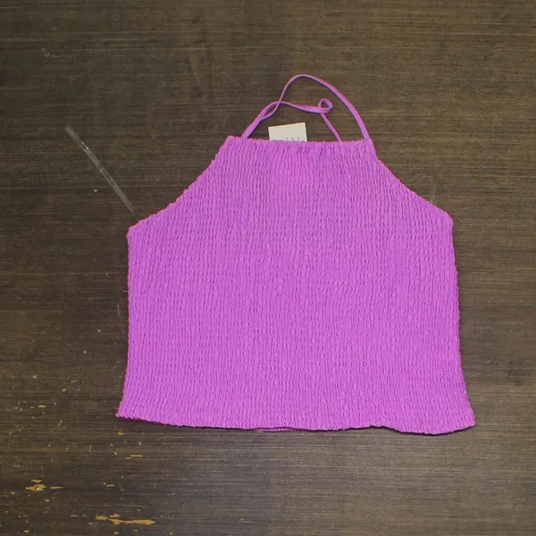 NWT A New Day Womens Apron Tank Top 89947990 Purple L - Image 4