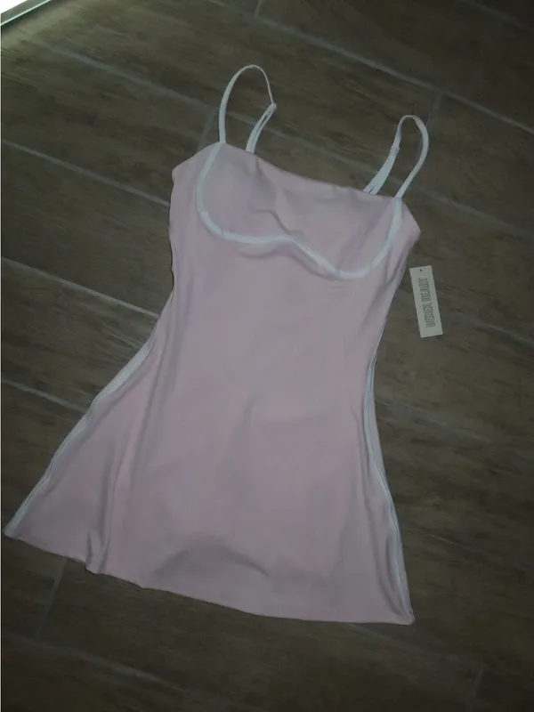Derek Heart Pink mini tennis dress - Image 5
