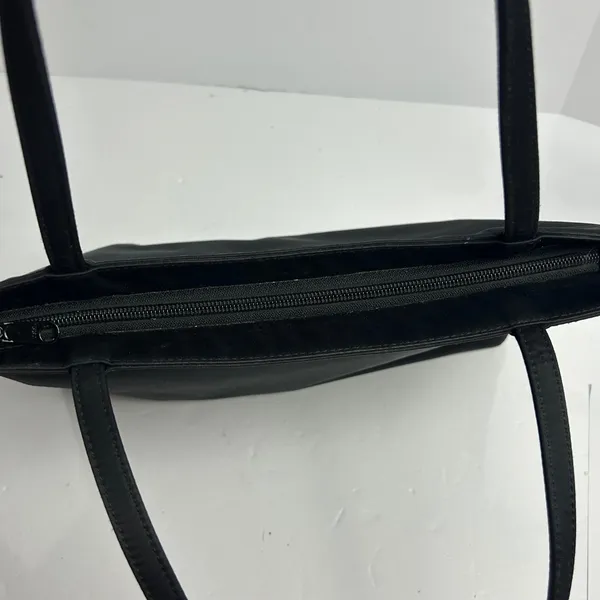 Kate Spade New York Black Nylon Tote Shoulder Bag Zip Top Rectangular - Image 9