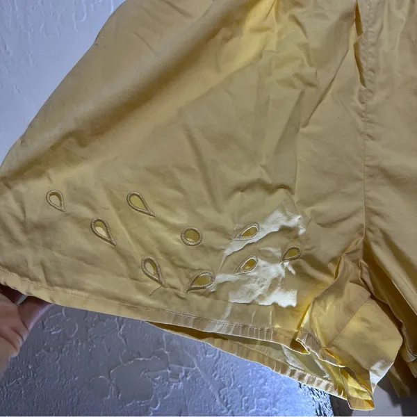 Young Fabulous & Broke Light Yellow Cotton Shorts - Image 6