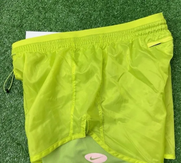 Women's Neon Green Athletic Shorts. Nike. Size small NWT - Image 7