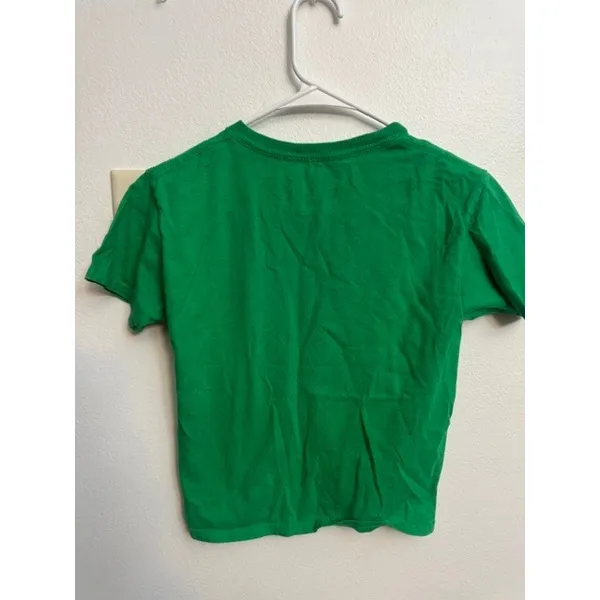 Dr. Seuss Merry Grinchmas Green Graphic T-Shirt Short Sleeve Christmas Holiday Top (G) - Image 2