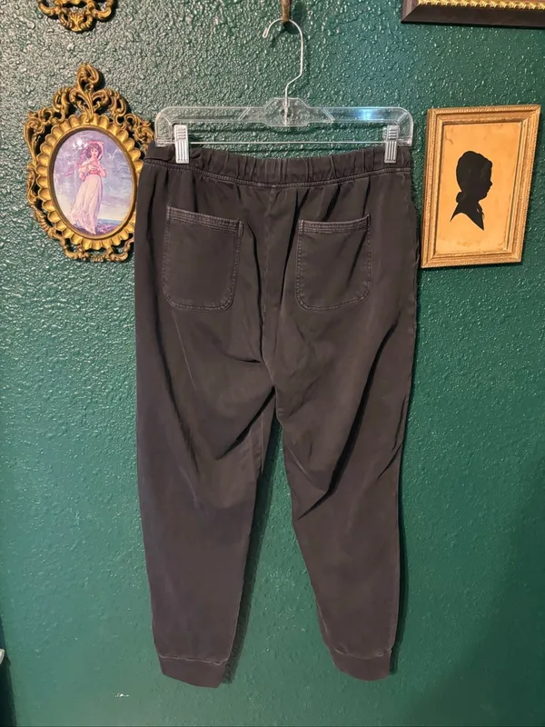 Daily Practice Anthropologie Washed Gray Cuffed Joggers Sz Small - Image 2