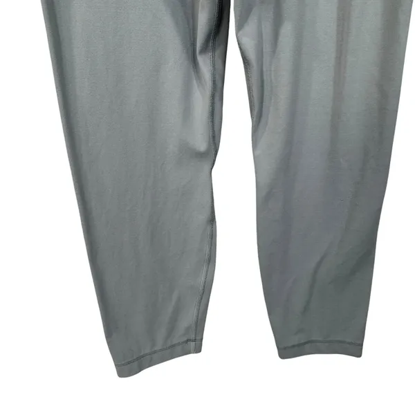 Lululemon SZ 14 Align Bodysuit 25" Shelf Bra Wicking Stretch Capris Rhino Gray - Image 8