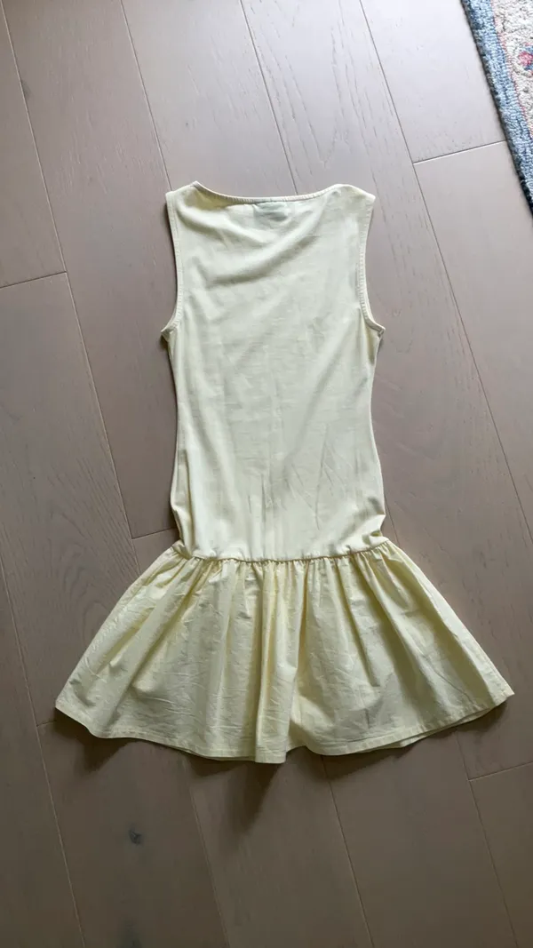 ASOS Butter Yellow Mini Dress - Image 5