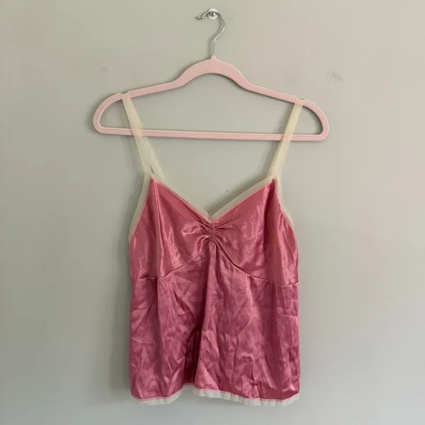 Y2k Pink Victoria'S Secret Slip Tank Top - Image 2