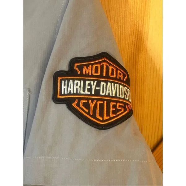 Harley Davidson Genuine Workwear Redstone Button Up READ Size Small (5985) - Image 4