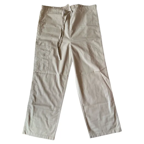 All Heart Biege Tie Waist Srubs Pants S - Image 5