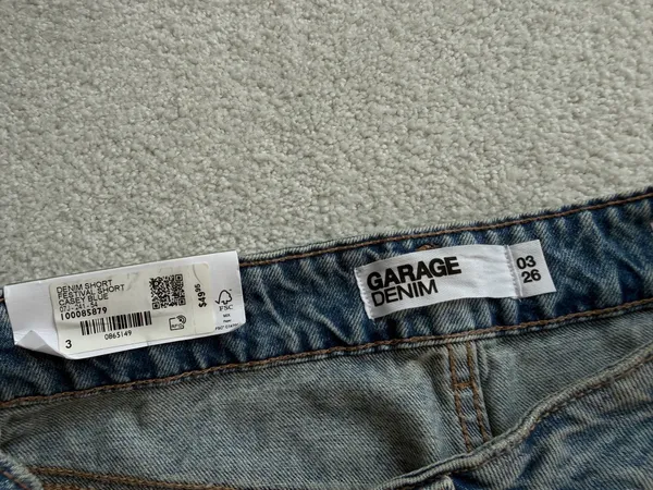 Garage Festival Denim Shorts - Image 4