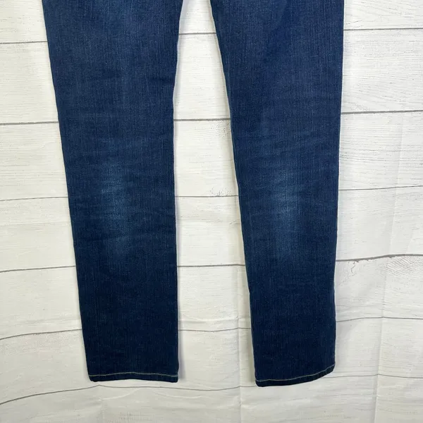G Star Raw Women size 28 29 Dark Wash 3301 Low Rise Straight Leg Jeans - Image 6