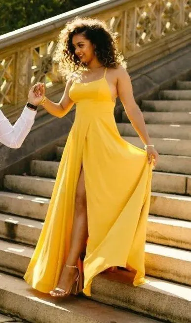 Lulus Dreamy Romance Mustard Yellow Backless Maxi Dress - Image 6