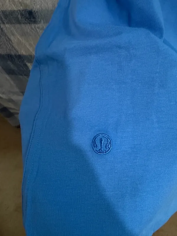 Lululemon All Yours Organic Cotton Tank Pool Blue XL - Image 6