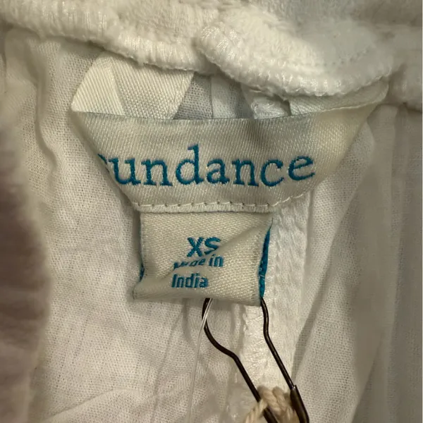 NEW Sundance Women's ZOLA Pull On Shorts White Cotton Gauze XS Beach Vacation - Image 12