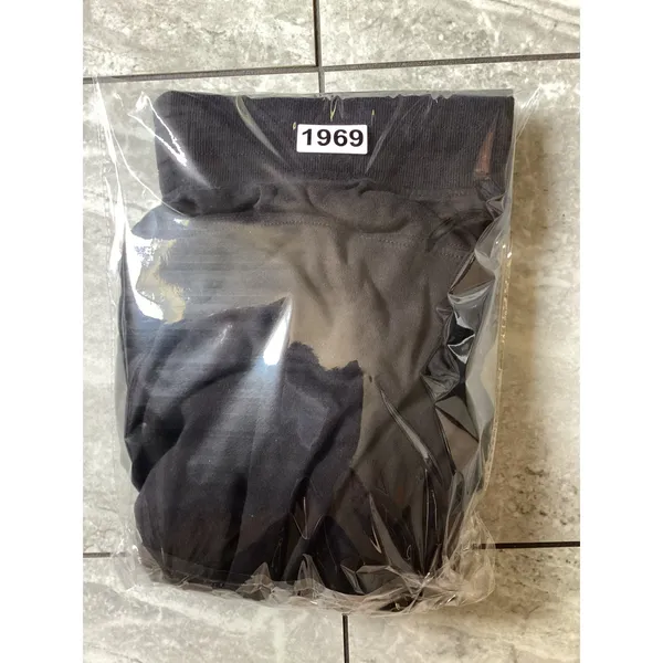 Pact Organic Cotton Cargo Sweatpants Black Charcoal Womens Large Lounge Pants - Image 8
