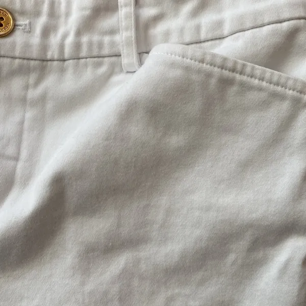 Lauren Ralph Lauren Women's Bi-Stretch Twill Shorts White Size US‎ 4 - Image 5