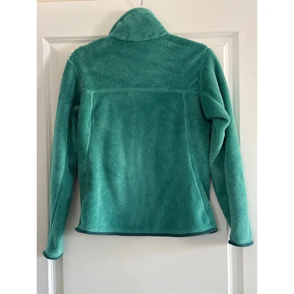Patagonia Women's Synchilla Snap-T‎ Fleece Pullover Teal Small - Image 3