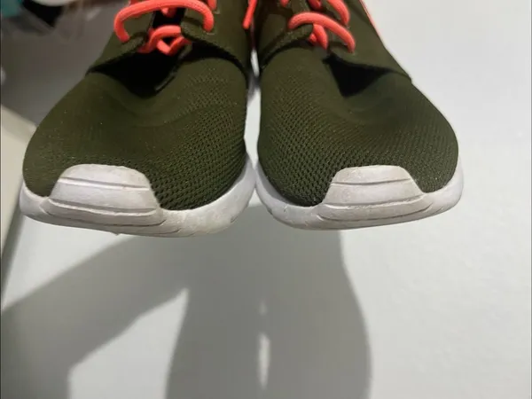 Nike Women’s Roshe Running Shoes Sneakers 6.5 Legion Green Lava Glow - Image 9