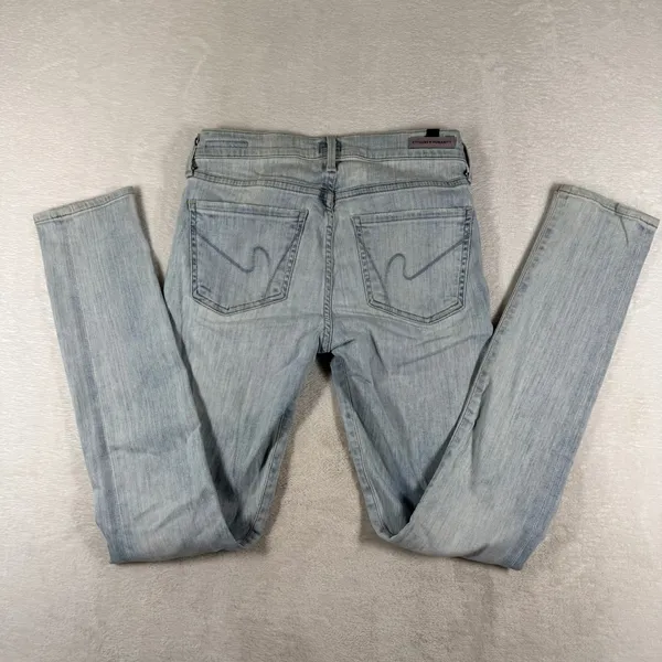 Citizens of Humanity Avedon Ultra Skinny Jeans Light Wash Blue Size 25 Low Rise - Image 2