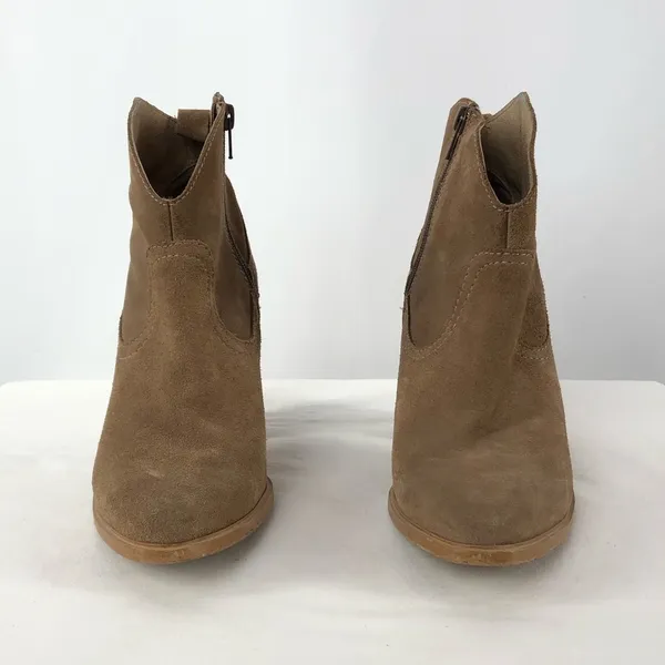Pure Navy Suede Pointed Toe‎ Boot in Brown Size 10 - Image 3