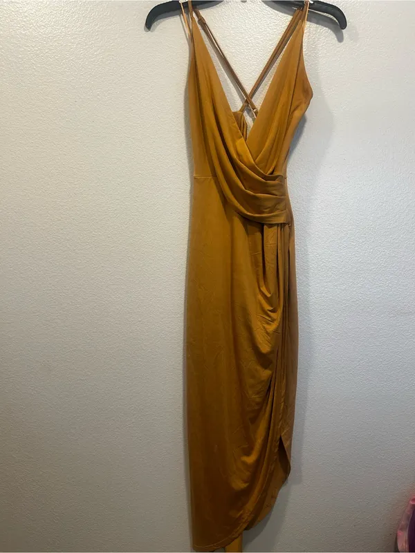 Baltic Born High-Low Draped Midi Dress - Image 2