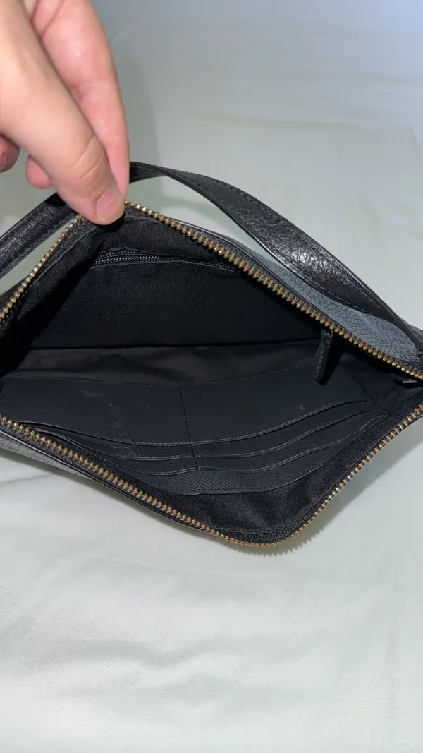 Coach black leather bag  - Image 3