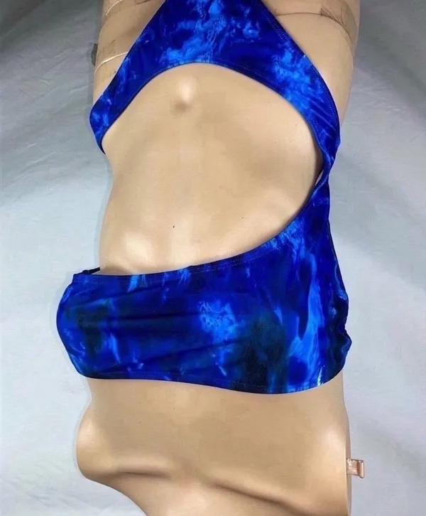 NEW One Piece Swim Blue Size M - Image 5