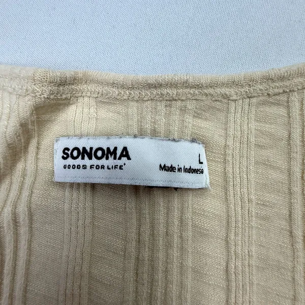 Sonoma Goods For Life Ribbed Tank Top Size L - Image 8