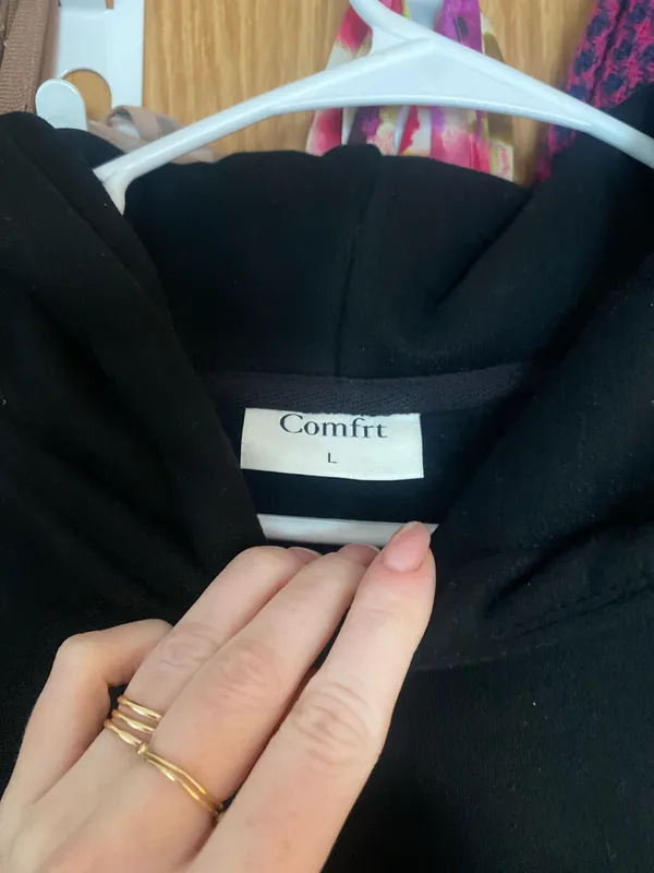 Comfort Black Hoodie - Image 4