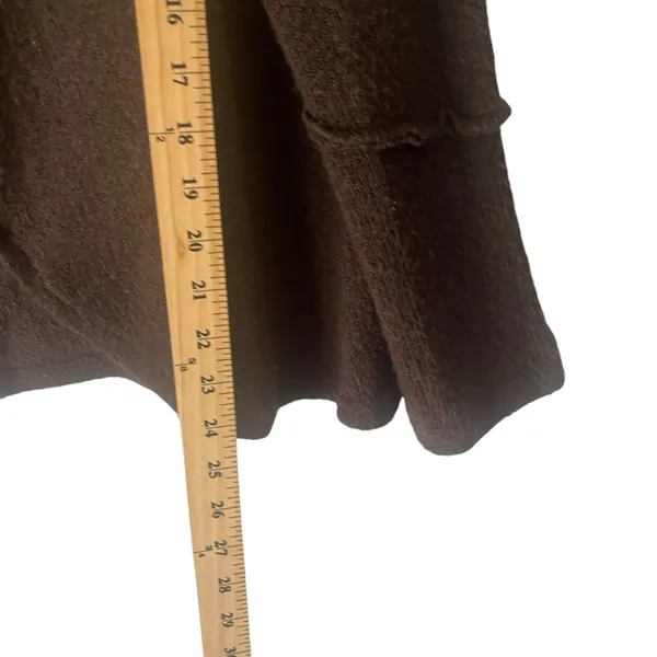 True Grit Women's Size Large Brown Chunky Button Hippie‎ Knit Sweater - Image 11