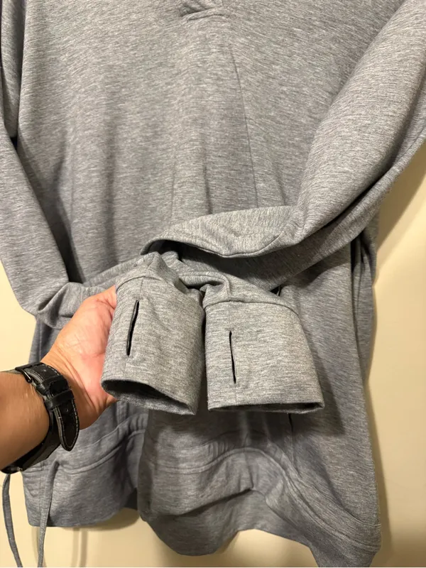KUHL Women's Gray Hooded Pullover Sweater Large size - Image 2