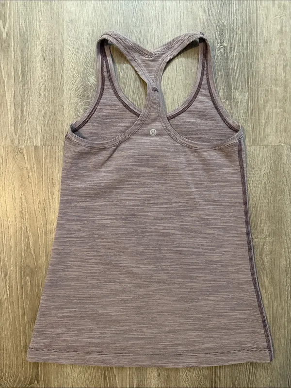 Lululemon 4 Cool Racerback II Workout Lounge Gym Yoga Women’s Mauve Tank Top - Image 4