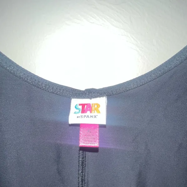 SPANX Star Power black Lady Luxe Open-Bust Mid-Thigh Bodysuit XL‎ - Image 4