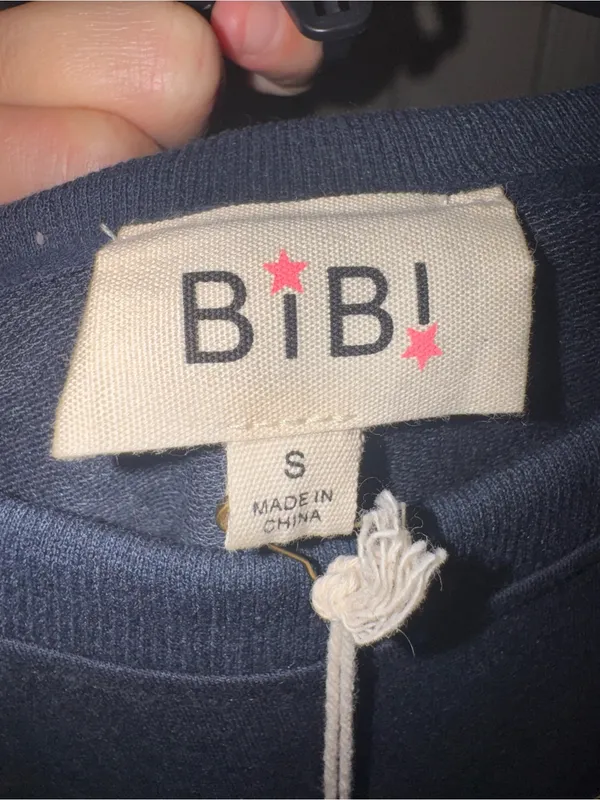 BiBi Navy Sweatshirt with Red and White 'GAME DAY' Appliqué - Image 4