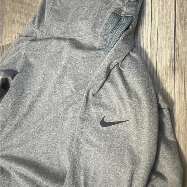 Nike Heather Gray High-Neck Long Sleeve - Image 5