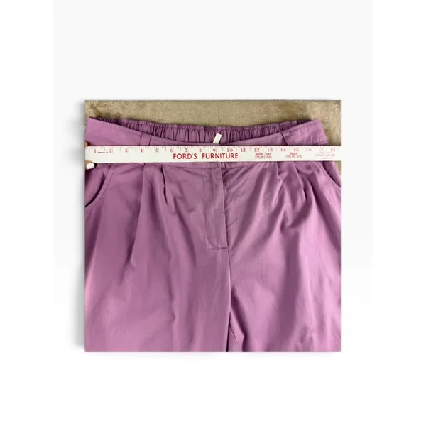 Halara Purple 100% Cotton Pleated High Waisted Jogger Pants XL Streetwear NWT - Image 5