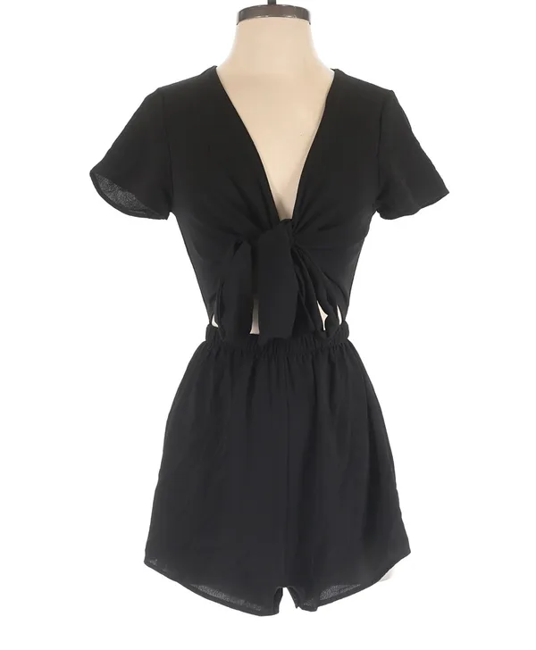 Princess Polly “Ragnar” Romper….Sz: 8….Color: Black….Excellent Preowned - Image 2