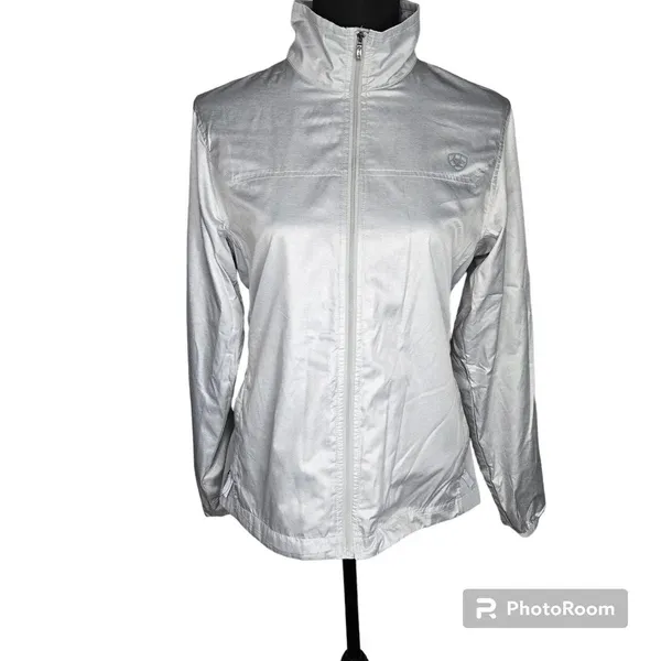 Ariat‎ Women's Gray Ideal Windbreaker Jacket - Image 2