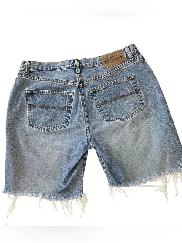 VINTAGE EXPRESS BLEUS Jean Shorts - Image 3