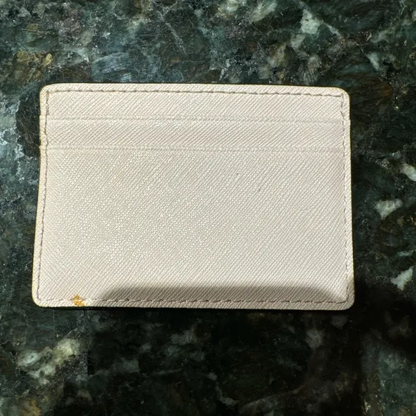 Michael Kors Women’s Light Pink Leather‎ Reed Logo Card Case Wallet - Image 2