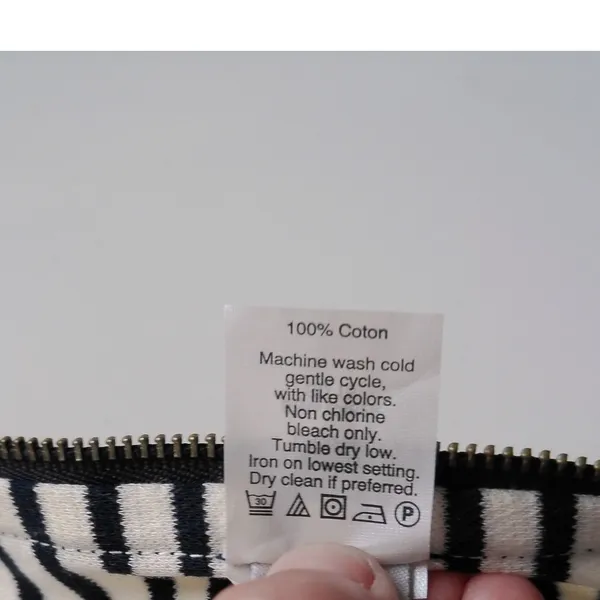Madewell Navy White Striped Mini Skirt French Girl Coastal Preppy‎ Size Small - Image 5