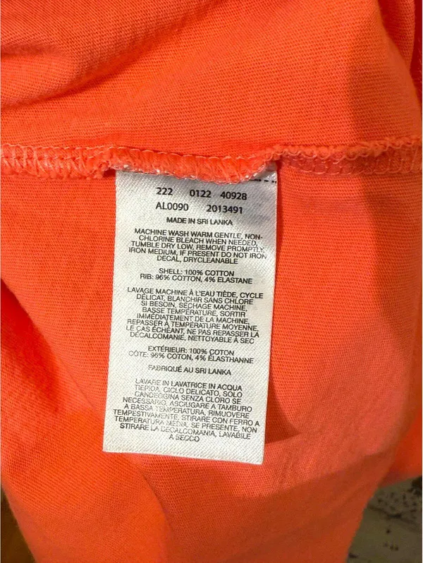 Women's Columbia long sleeve tshirt, coral, size small - Image 5